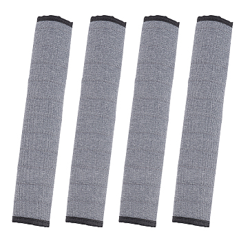 Nylon Universal Car Seat Belt Pads, Safety Strap Soft Headrest Neck Support Pillow Shoulder Pad for Car Safety Seatbelt, Gray, 305x59x17.5mm