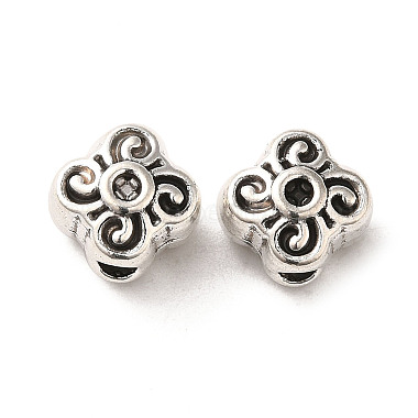 Antique Silver Flower Alloy Beads