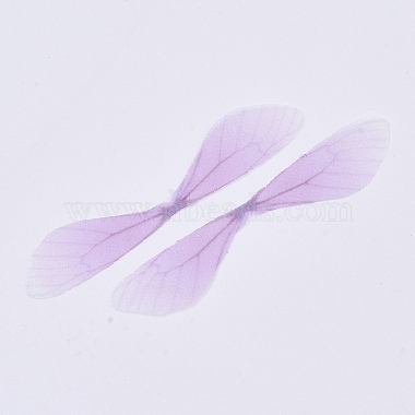 Decoración de artesanía de alas de tela de poliéster(FIND-S322-002H)-2
