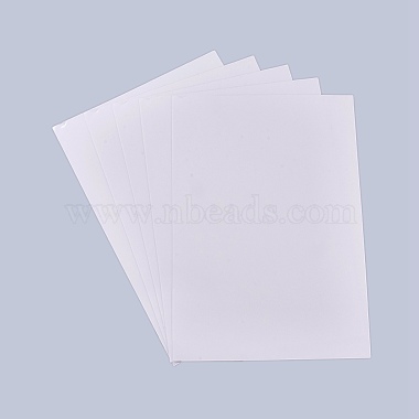 Clear Rectangle Plastic Stickers