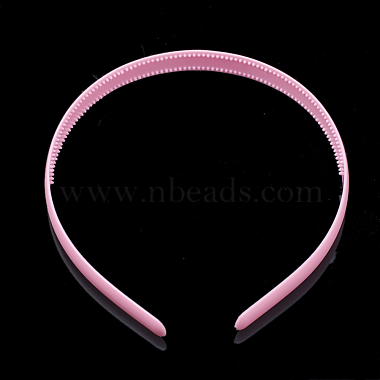 Pearl Pink Plastic Hair Bands