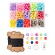 1 Box 13 Colors 325Pcs Plastic Barrel Beads(DIY-LS0003-02)-1