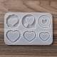 Heart Shape Quicksand DIY Silicone Mold(DIY-K073-10B)-3