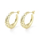 Boucles d'oreilles en laiton plaqué en rack(EJEW-B047-05G-02)-1