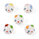 5Pcs Printed Handmade Porcelain Ceramic Beads(PORC-TADJ0001-02)-3
