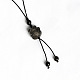 Natural Silver Obsidian Pendant for Mobile Phone Strap(PW-WG59344-12)-1
