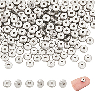 304 Stainless Steel Spacer Beads, Rondelle, Stainless Steel Color, 6x2mm, Hole: 1.6mm, 200pcs/box(STAS-UN0008-96P)
