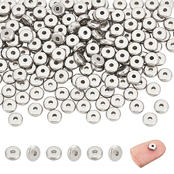 304 Stainless Steel Spacer Beads, Rondelle, Stainless Steel Color, 6x2mm, Hole: 1.6mm, 200pcs/box(STAS-UN0008-96P)