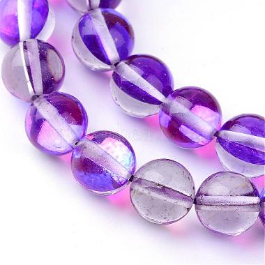 Synthetic Moonstone Beads Strands(G-R375-6mm-B)-2