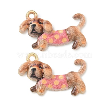 Spray Painted Alloy Enamel Pendants(ENAM-K076-41G-04)-1