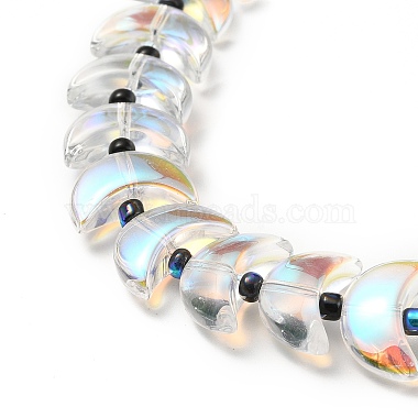 Transparent Electroplate Glass Beads Strands(X-EGLA-E030-01O)-3