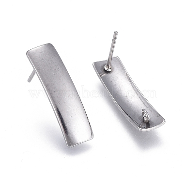 304 Stainless Steel Stud Earring Findings(X-STAS-L238-079P)-2