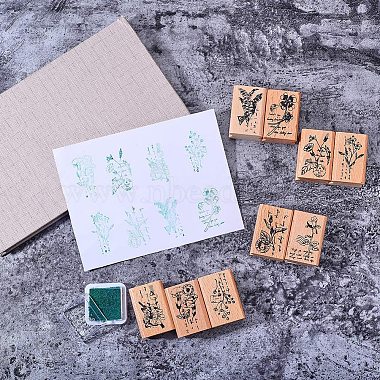 Wooden Stamps(AJEW-NB0001-25)-6