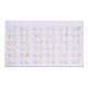 aretes de perlas y corazón de concha blanca natural(PEAR-N020-05P)-4
