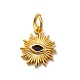 Brass Micro Pave Cubic Zirconia Charms(KK-U033-04G-02)-1