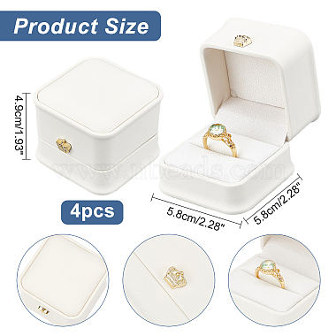 Подарочные коробки с кольцами из искусственной кожи nbeads(LBOX-NB0001-03C)-2