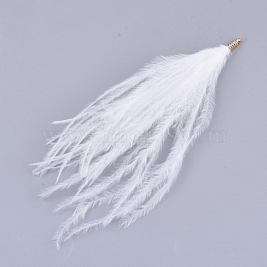Ostrich Feather Tassel Big Pendant Decorations(FIND-S302-08A)-3