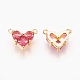 Brass Cubic Zirconia Charms(X-KK-S340-12G)-2