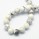 Chapelets de perles en howlite naturelle(X-G-S176-8mm)-2