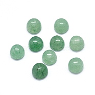 Natural Green Onyx Agate Cabochons, Half Round/Dome, 4x1.5~2.5mm(X-G-O175-23-20)