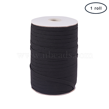 6mm Black Elastic Fibre Thread & Cord