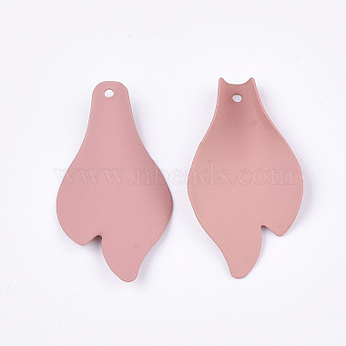 Spray Painted Eco-Friendly Iron Pendants(X-IFIN-T009-20D)-2
