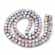 Electroplate Non-magnetic Synthetic Hematite Beads Strands(G-N0318-39-D)-2