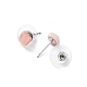 boucles d'oreilles en opale rose naturelle pour femme(EJEW-K091-01P-07)-3