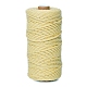 100m de cordón trenzado de algodón redondo(PW-WG54274-38)-1