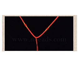 Nylon Cord Necklace Making, Red, 20.47 inch~26.77 inch(52~68cm), 2mm(NWIR-E028-04B)