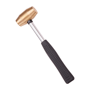 Brass Hammers, with Plastic Handle, Black, 24.5x6.55cm