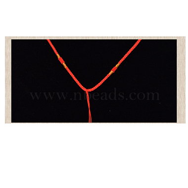 2mm Red Nylon Necklace Making