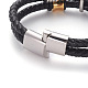 Retro Leather Cord Bracelets(BJEW-L642-38)-5