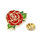 Rose Flower Enamel Pins(JEWB-S025-02A)-3