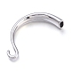 Non-Tarnish 304 Stainless Steel Hook Clasps(STAS-M274-125P)-1