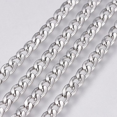 304 Stainless Steel Curb Chains(X-CHS-G005-B-01P)-1