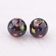 Spray Painted Resin Beads(GLAA-F049-A18)-2