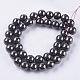 Magnetic Synthetic Hematite Beads Strands(X-G-Q893-10mm)-2