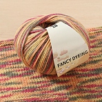 Wool Rainbow Segment Dyed Knitting Yarn, for Garments Scarves Sweater Shawl Hats, PeachPuff, 0.5~1mm, about 125.77 Yards(115m)/Skein(PW-WGBB63E-17)