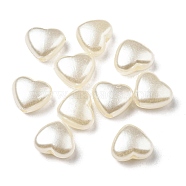 ABS Imitation Pearl Beads, Heart, 8x9x5mm, Hole: 1.5mm(OACR-K001-22)