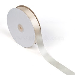 Single Face Solid Color Satin Ribbon, for Bows Crafts, Gifts Party Wedding Decoration, Cornsilk, 1 inch(25~26mm), about 100yards/roll(91.44m/roll)(SRIB-S052-25mm-008)