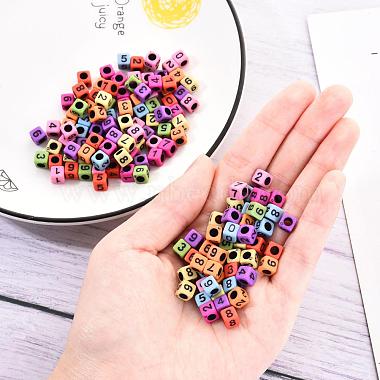 Opaque Mixed Colors Acrylic Beads(MACR-YW0001-25B)-5