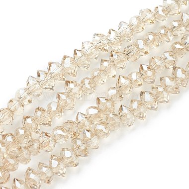 Creamy White Bicone Glass Beads