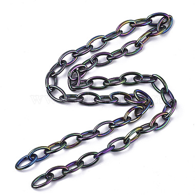 Acrylic Opaque Cable Chains(X-PACR-N009-001A)-3