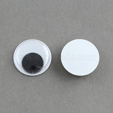18mm Black Eye Plastic Cabochons