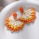 Bohemian Raffia Dangle Stud Earrings(WG28A37-02)-1