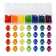 315Pcs 7 Colors Transparent Acrylic Beads(TACR-YW0001-77)-1