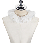 1Pc Detachable Polyester Lace False Collar, White, 1310x135x1.5mm(AJEW-CY0003-17)
