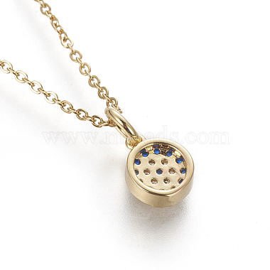 Brass Pendant Necklaces(NJEW-I230-08)-4