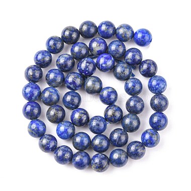 Natural Lapis Lazuli Beads Strands(G-G099-8mm-7)-3